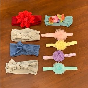 Headbands Baby Stretchy 9 total headbands